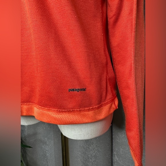 Patagonia Women’s Capilene Half-Zip Sweatshirt Pullover Orange Sz M - Picture 6 of 10
